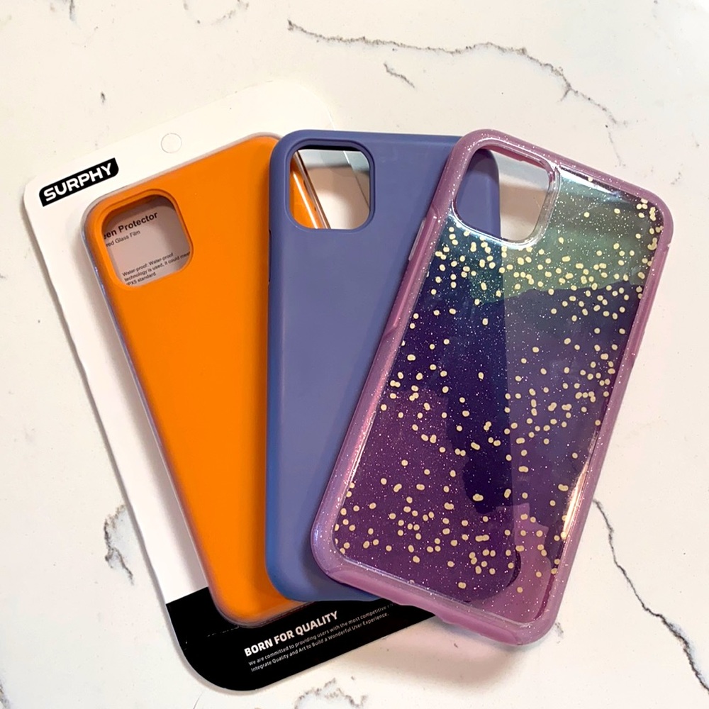 Set of 3 iPhone 11 Pro Max Cases (Surphy & Otterbox)